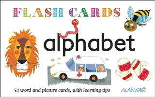 Játék Alphabet - Flash Cards: 54 Word and Picture Cards, with Learning Tips Alain Gree