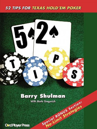 Livre 52 Tips for Texas Hold'em Poker Barry Shulman