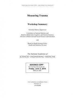 Kniha Measuring Trauma: Workshop Summary Committee on National Statistics