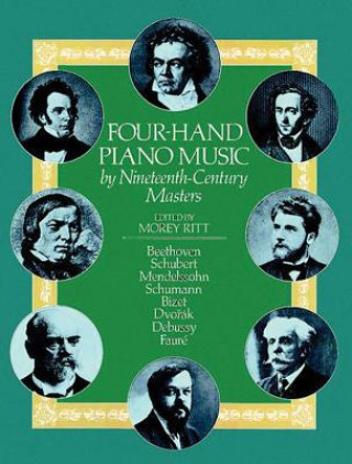 Book Four-Hand Piano Music by Nineteenth-Century Masters Classical Piano Sheet Music
