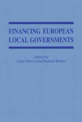 Könyv Financing European Local Government 