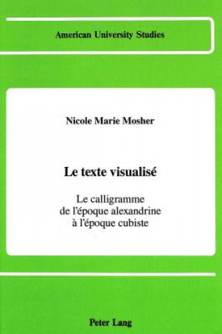 Kniha Texte Visualise Nicole Marie Mosher