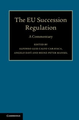 Книга EU Succession Regulation Alfonso Luis Calvo Caravaca