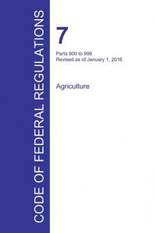 Carte Code of Federal Regulations Title 7, Volume 8, January 1, 2016 