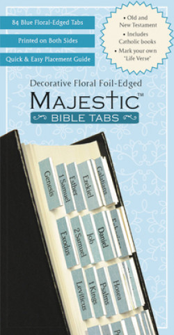 Book Majestic Floral-Edged Bible Tabs Ellie Claire