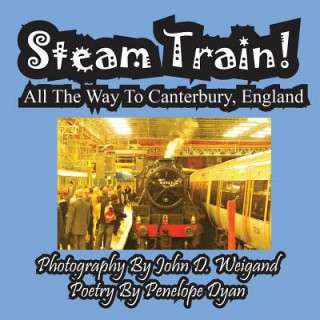 Kniha Steam Train! All the Way to Canterbury, England Penelope Dyan