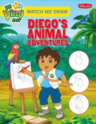 Książka Watch Me Draw Diego's Animal Adventures Susan T. Hall