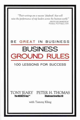 Könyv Business Ground Rules Tony Jeary