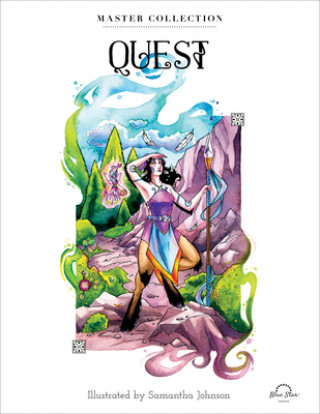 Kniha Quest: Stress Relieving Adult Coloring Book, Master Collection Blue Star Premier