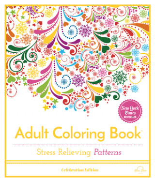 Kniha Adult Coloring Book: Stress Relieving Patterns Blue Star Premier