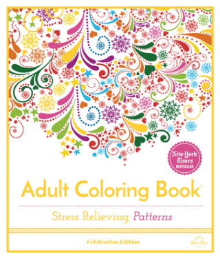 Knjiga Adult Coloring Book: Stress Relieving Patterns Blue Star Premier