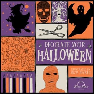 Βιβλίο Decorate Your Halloween: An Adult Coloring Book of Halloween Crafts Blue Star Premier