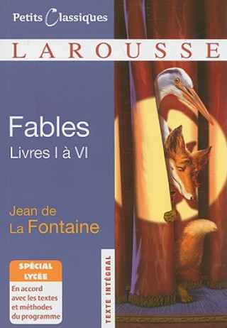 Carte Fables: Livres I A VI Jean de La Fontaine