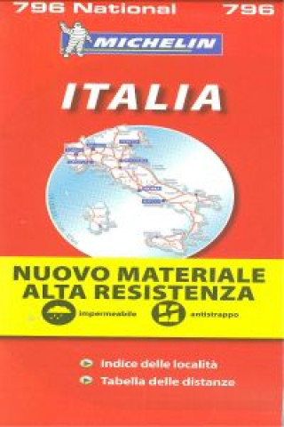 Livre Mapa de carretera Italia 2008 