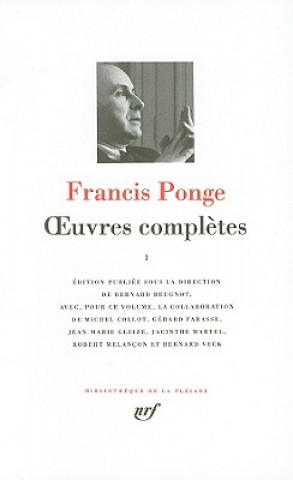 Книга Oeuvres Completes Francis Ponge