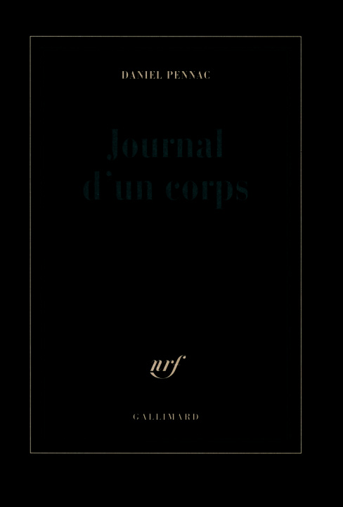 Carte Journal d'un corps Daniel Pennac