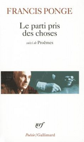 Könyv Par Pris Des Cho Douze Francis Ponge