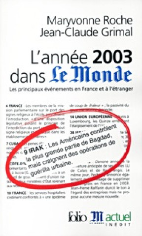 Kniha Annee 2003 Dans Monde Roche/Grimal