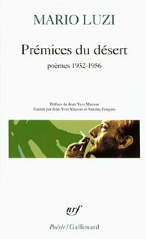 Könyv Premices Du Desert Mario Luzi