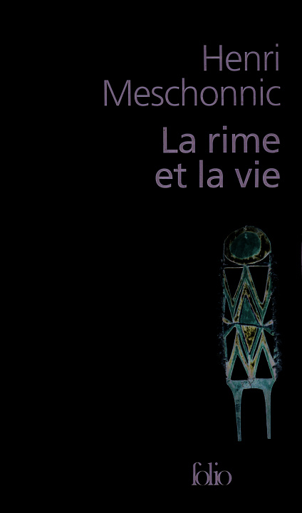 Kniha Rime Et La Vie Henr Meschonnic