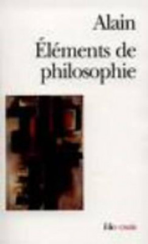 Kniha Elements de Philosophie Alain