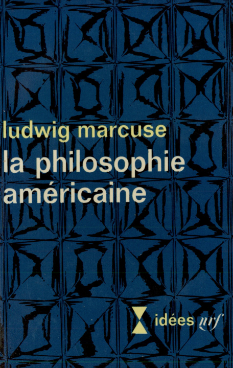 Kniha Philo Americaine Ludwig Marcuse