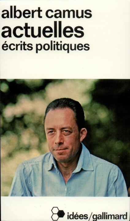 Könyv Actuelles Albert Camus