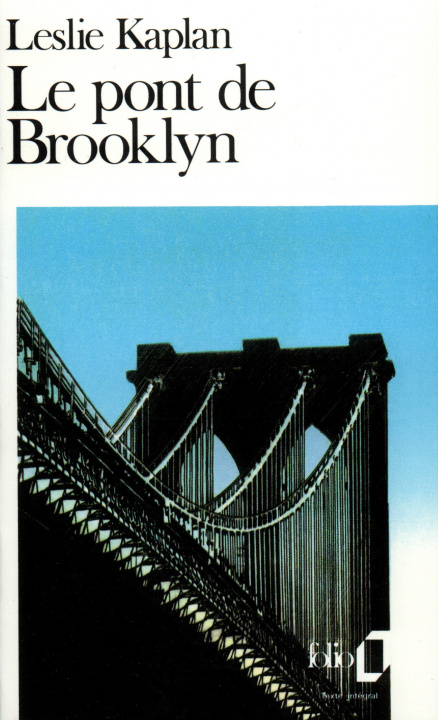 Book Pont de Brooklyn Leslie Kaplan