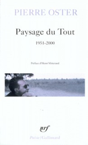 Kniha Paysage Du Tout Pierre Oster