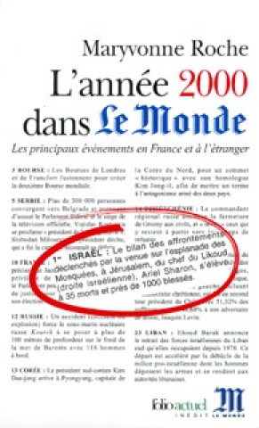 Kniha Annee 2000 Dans Monde Maryvonne Roche