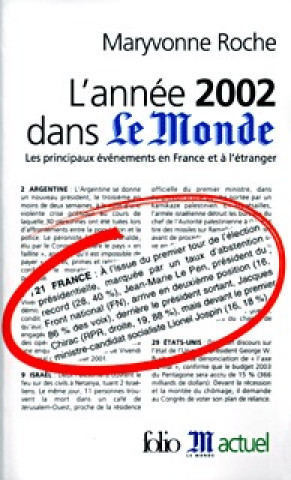 Kniha Annee 2002 Dans Monde Maryvonne Roche