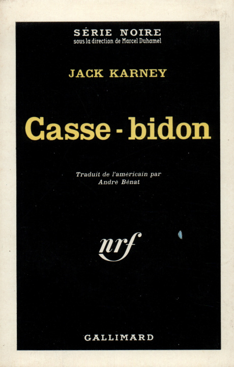 Carte Casse Bidon J. Karney