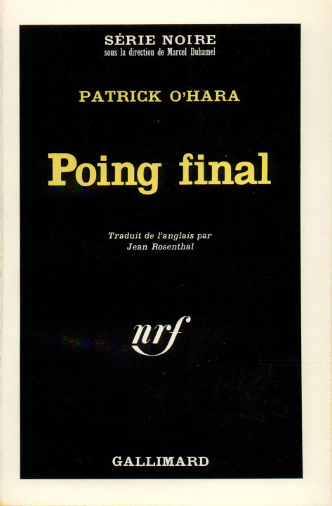 Книга Poing Final P. O'Hara