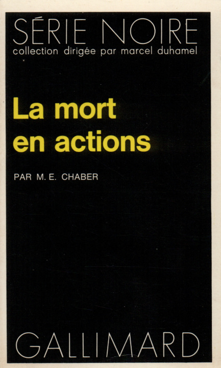 Libro Mort En Actions M. Chaber