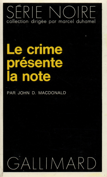 Book Crime Presente La Note J. MacDonald