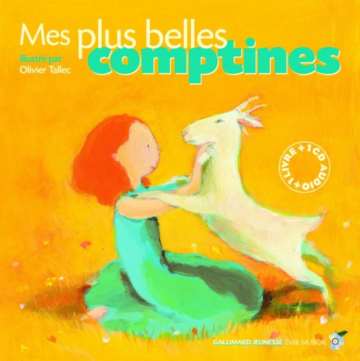Könyv Mes plus belles comptines. Avec 1 CD audio Olivier Tallec