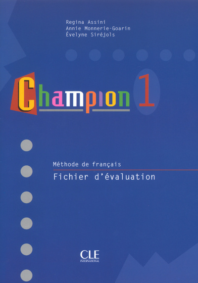 Livre Champion Level 1 Test Booklet Monnerie-Goarin