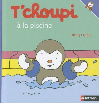 Könyv T'Choupi Va a la Piscine Thierry Courtin