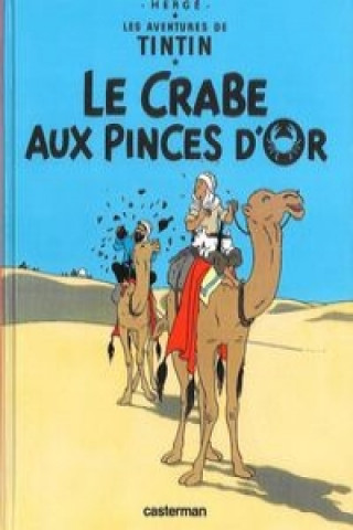 Carte Les Aventures de Tintin. Le crabe aux pinces d'or Hergé