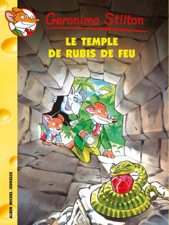 Livre Le Temple Du Rubis de Feu N25 Geronimo Stilton