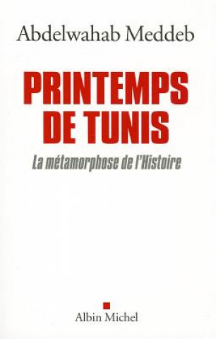 Kniha Printemps de Tunis Abdelwahab Meddeb