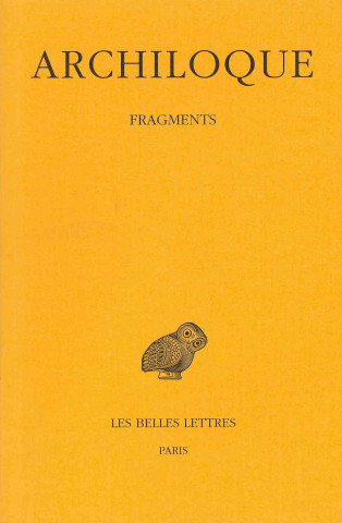 Carte Archiloque, Fragments Francois Lasserre