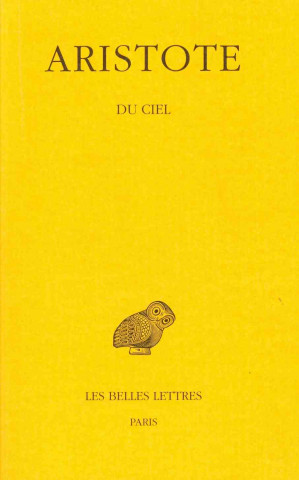 Boek Aristote, Du Ciel Philippe Moreau
