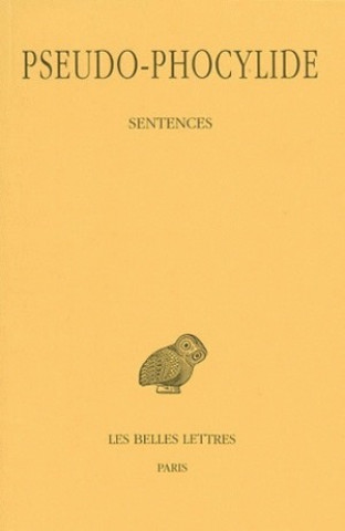 Livre Pseudo-Phocylide, Sentences Rachel Aelion