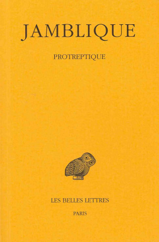 Carte Jamblique, Protreptique Edouard Des Places