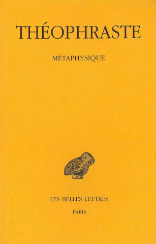Книга Theophraste, Metaphysique Andre Laks