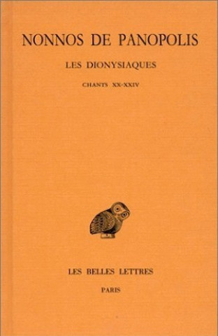 Livre Nonnos de Panopolis, Les Dionysiaques: Tome VIII: Chants XX-XXIV. N. Hopkinson