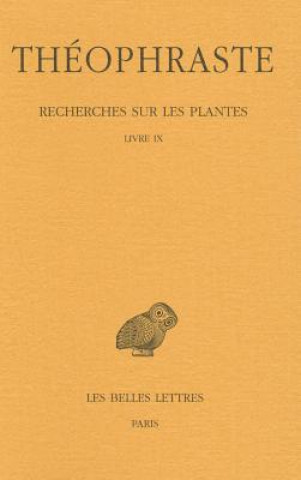 Carte Theophraste, Recherches Sur Les Plantes - Tome V, Livre IX Suzanne Amigues