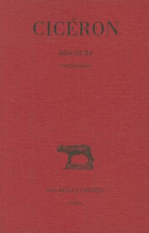 Könyv Ciceron, Discours: Catilinaires Henri Bornecque