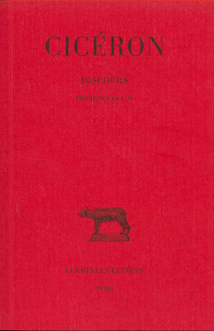 Kniha Ciceron, Discours: Tome XIX: Philippiques I-IV. Andre Boulanger